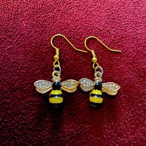 COPY - Yellow Bee Earrings